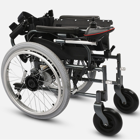 Adultos plegables sillas de ruedas eléctricas ligeras para discapacitados