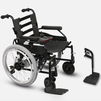 Adultos plegables sillas de ruedas eléctricas ligeras para discapacitados