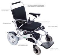Es la rueda antivuelco en la silla de ruedas eléctrica de utilidad?